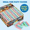 108 PCS Sidewalk Chalk Set in 36 Count, 3 Assorted Colors, Non-Toxic Jumbo Washable Driveway Chalk for Outdoor Art Play, Great Gift Toys for Kids, Classroom